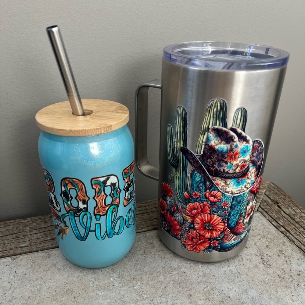 Rodeo Vibes Tumbler Set